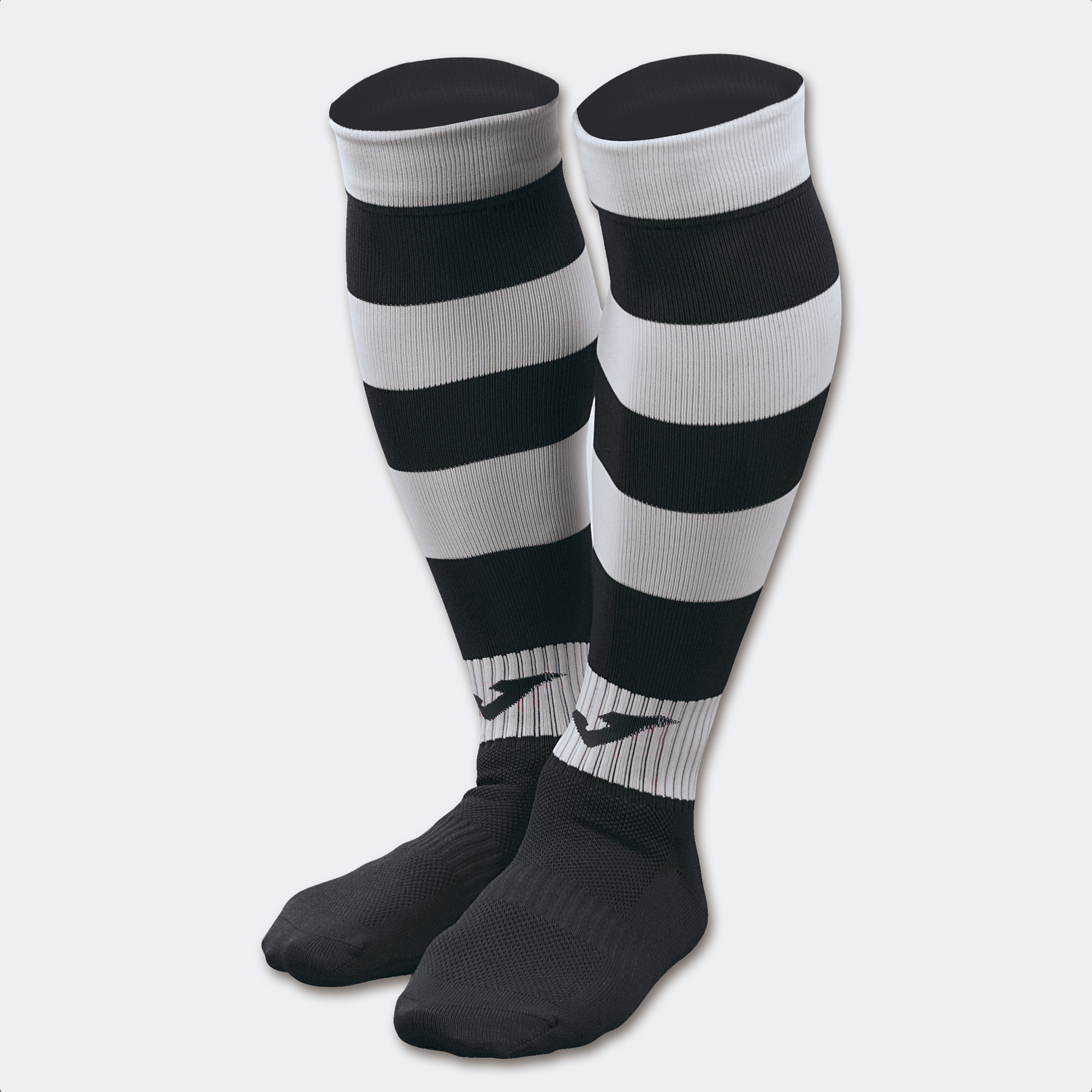 FOOTBALL SOCKS ZEBRA II BLACK-WHITE