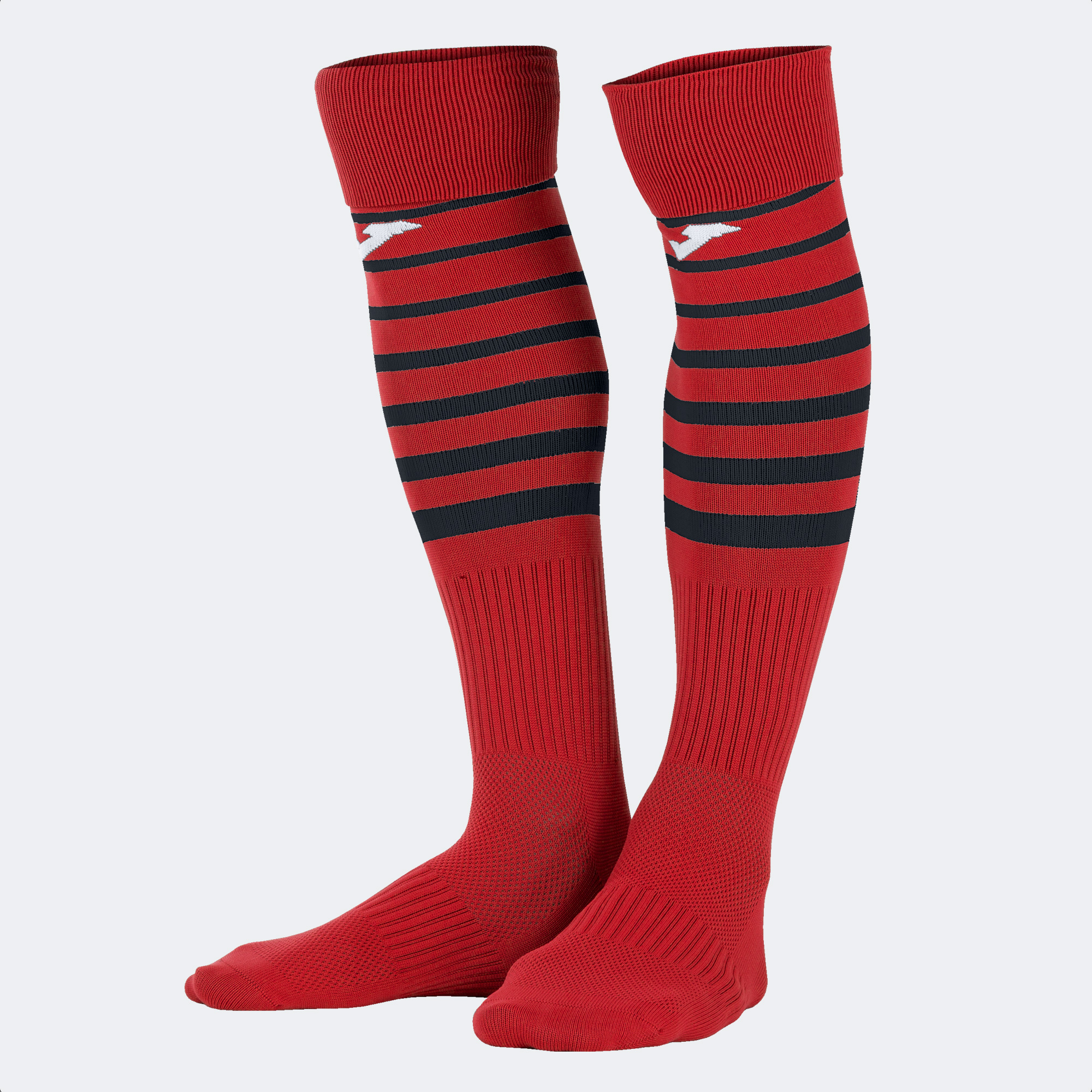 PREMIER II SOCKS RED BLACK