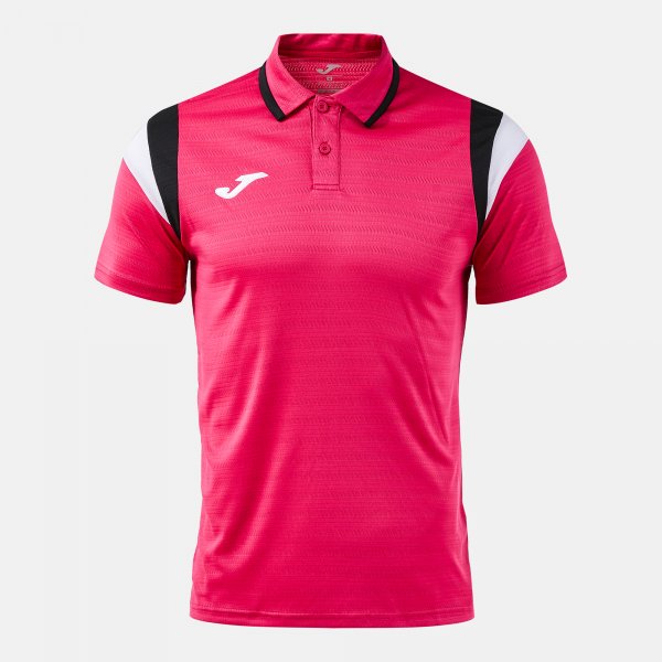 POLO SHORT SLEEVE TERRA FUCSIA BLACK