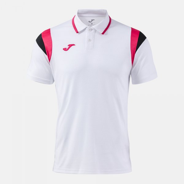 POLO SHIRT SHORT SLEEVE TERRA WHITE FUCHSIA