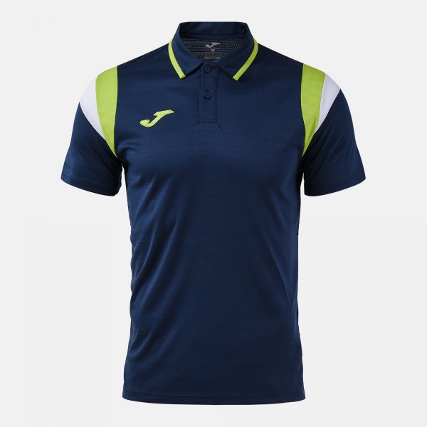 SHORT SLEEVE POLO TERRA DARK NAVY LIME