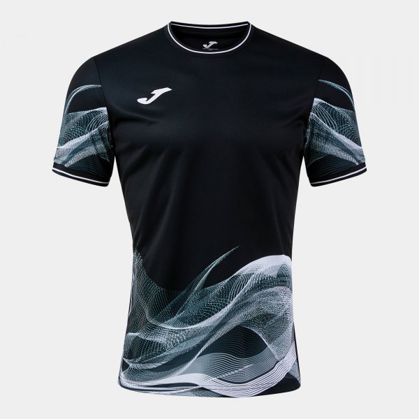SHORT-SLEEVE T-SHIRT WAVE BLACK WHITE