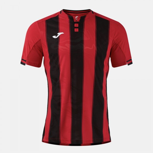 SHORT SLEEVE SHIRT PREMIER RED BLACK