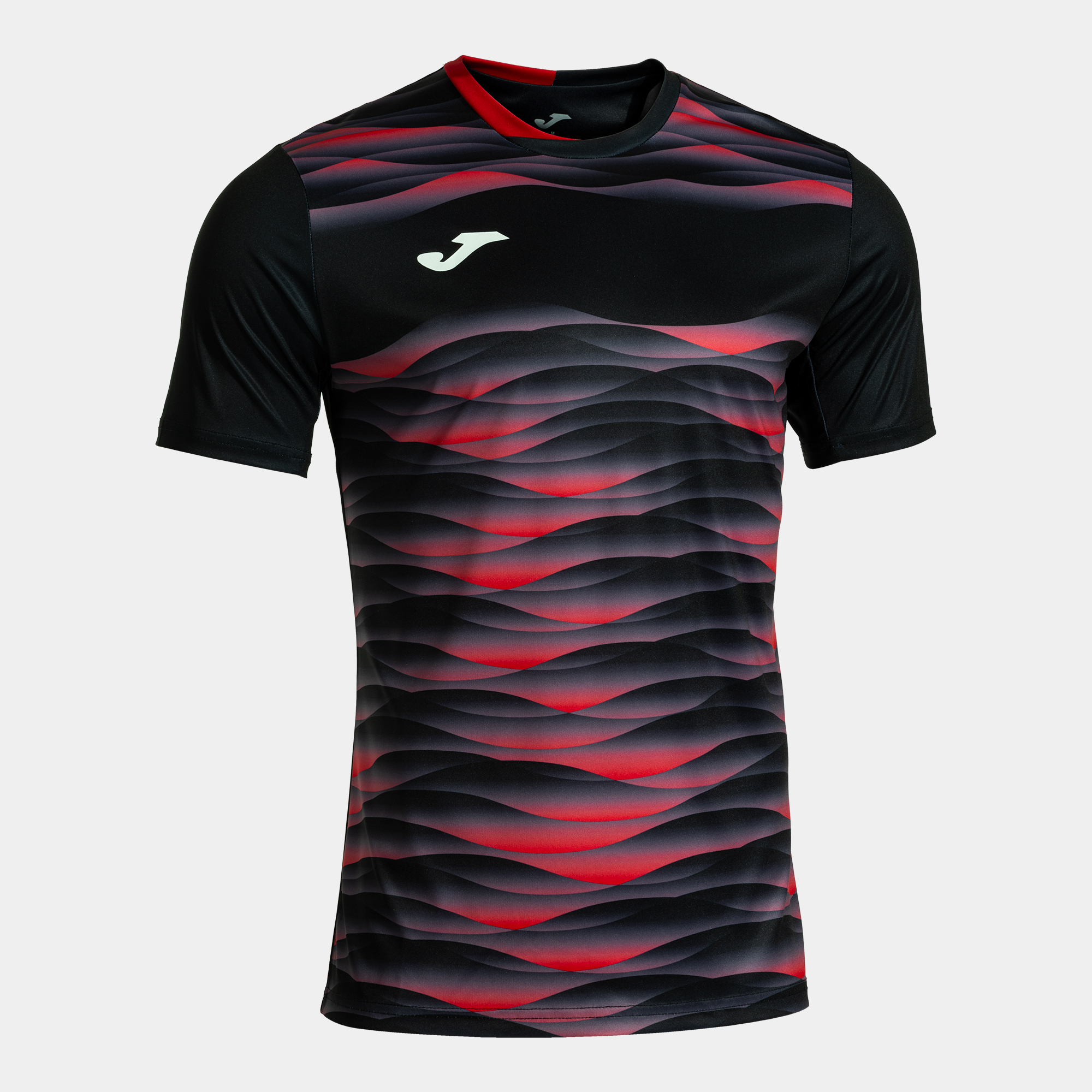 TIGER VII SHORT SLEEVE T-SHIRT BLACK RED