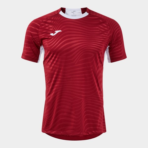 SHORT-SLEEVE T-SHIRT KICK PRO BURGUNDY WHITE