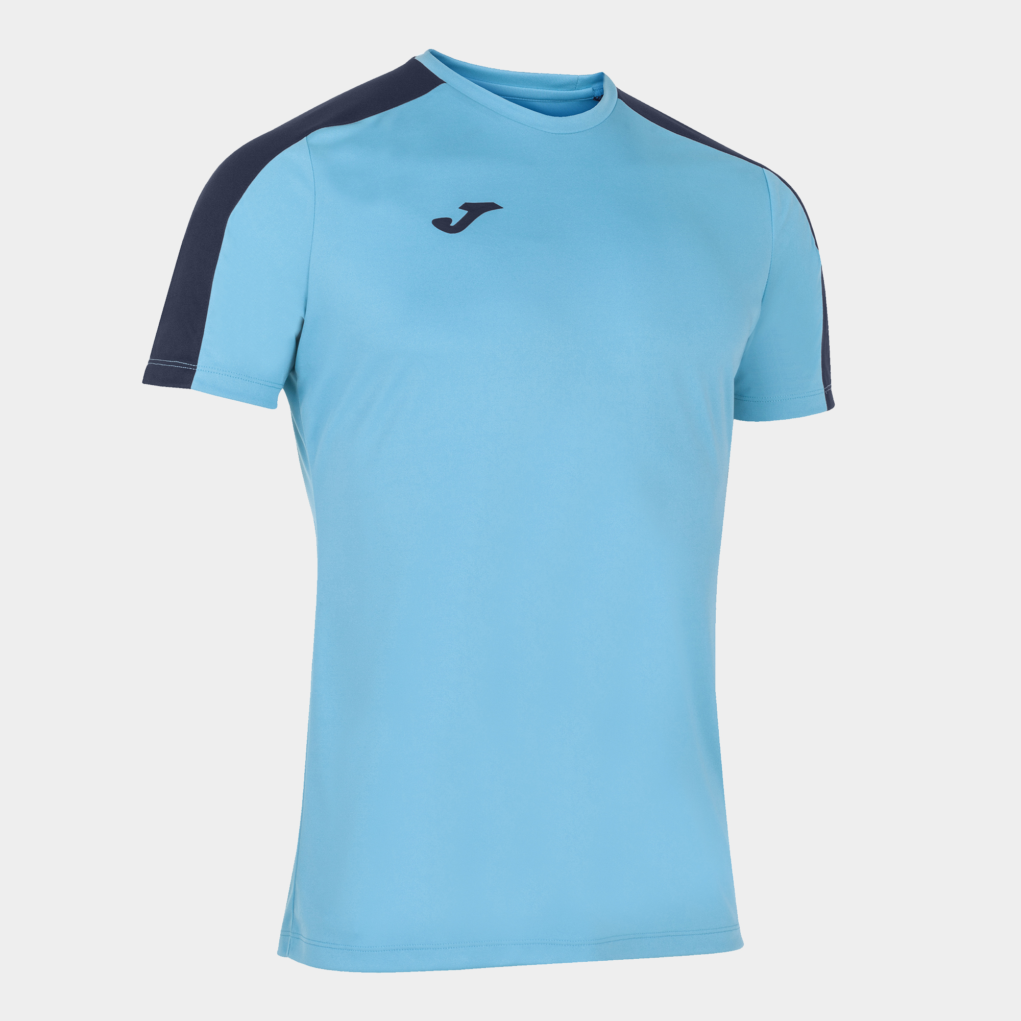 ACADEMY T-SHIRT FLUOR TURQUOISE- DARK NAVY S/S