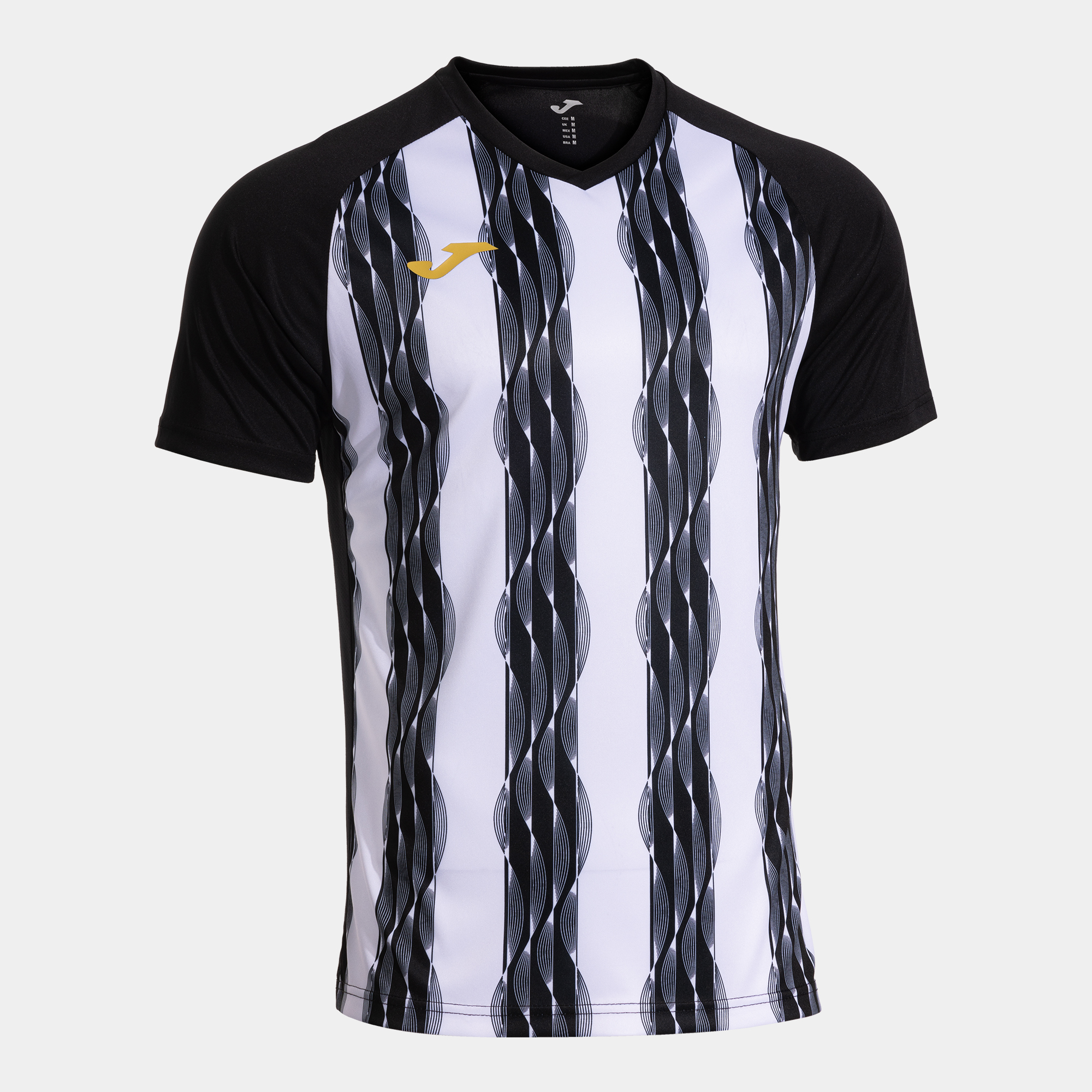 INTER V SHORT SLEEVE T-SHIRT BLACK WHITE