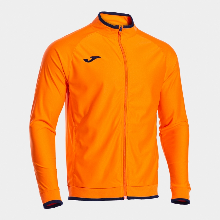 COMBI PREMIUM FULL ZIP SWEATSHIRT ORANGE BLACK