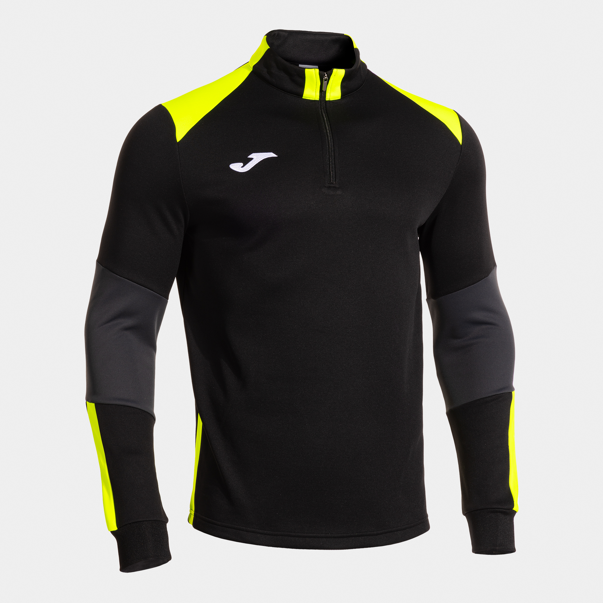 DANUBIO SWEATSHIRT BLACK FLUOR YELLOW