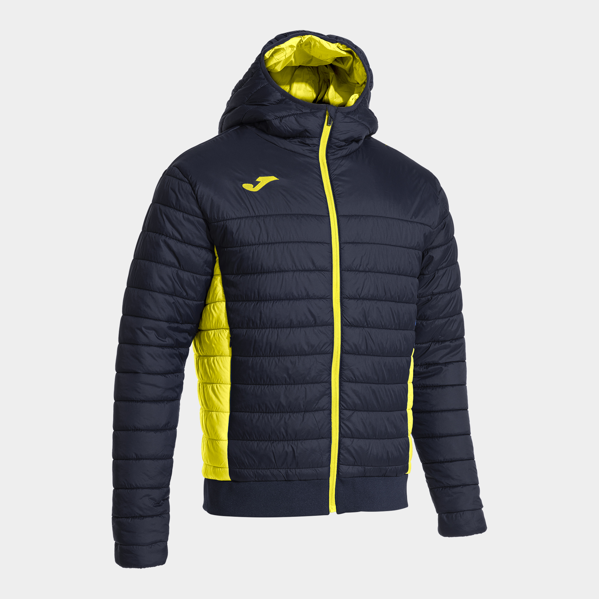 URBAN V ANORAK BOMBER JACKET NAVY YELLOW