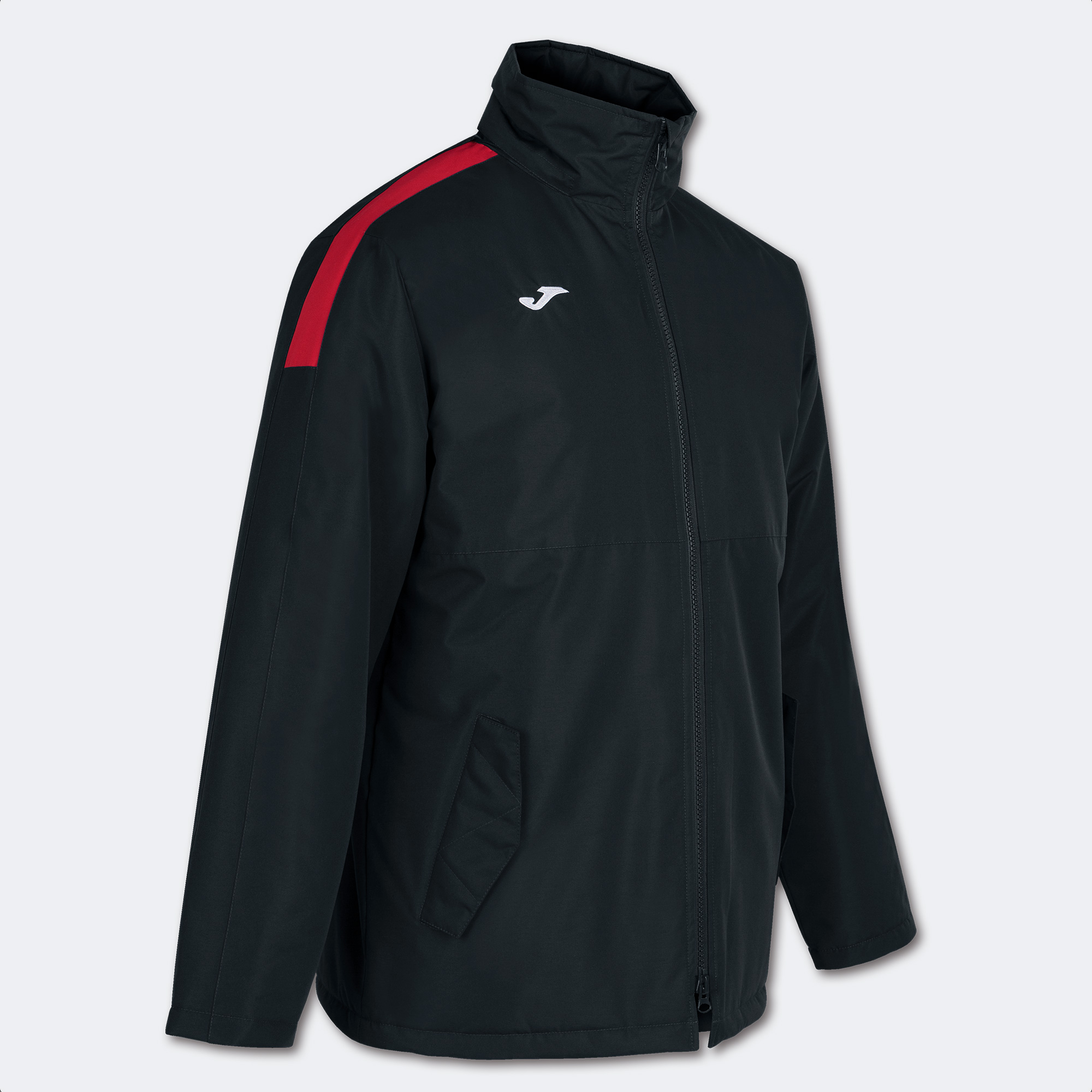 TRIVOR ANORAK BLACK RED