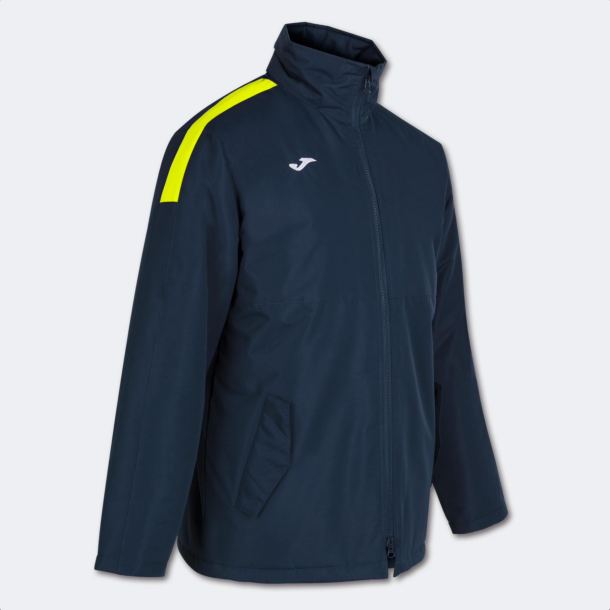 TRIVOR ANORAK NAVY FLUOR YELLOW