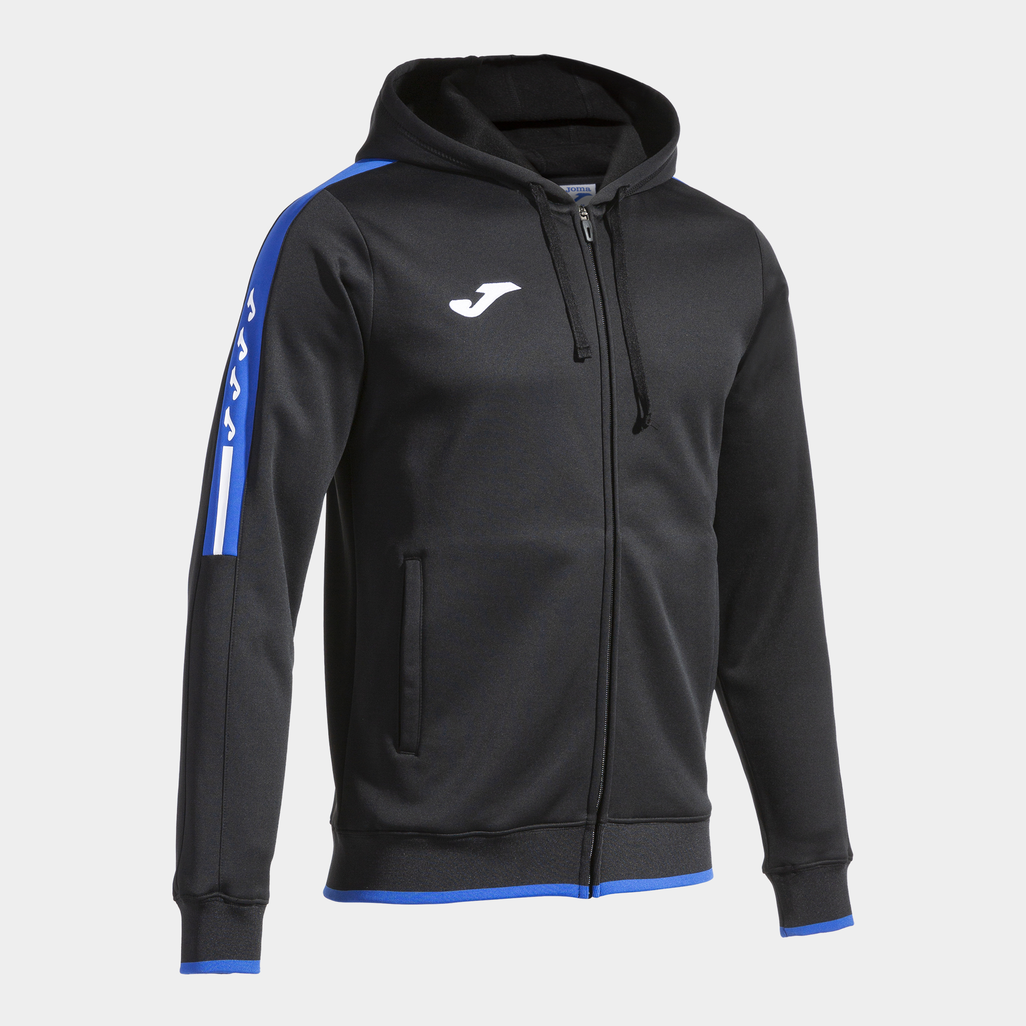 OLIMPIADA ZIP UP HOODIE BLACK ROYAL