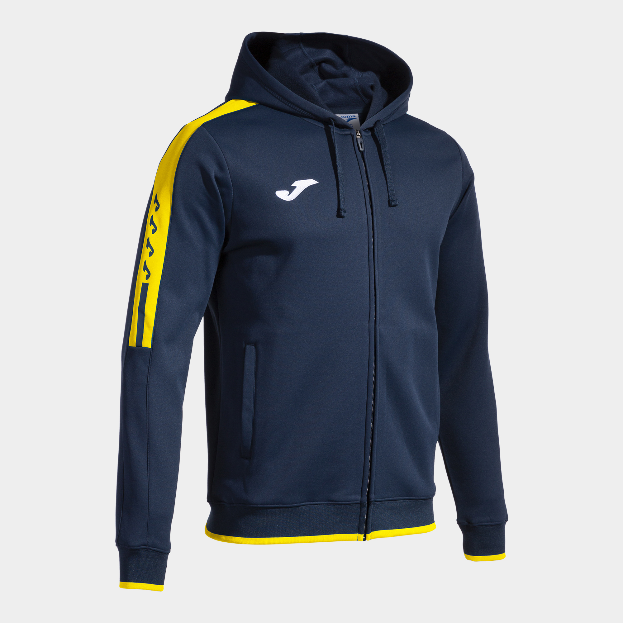 OLIMPIADA ZIP UP HOODIE NAVY YELLOW