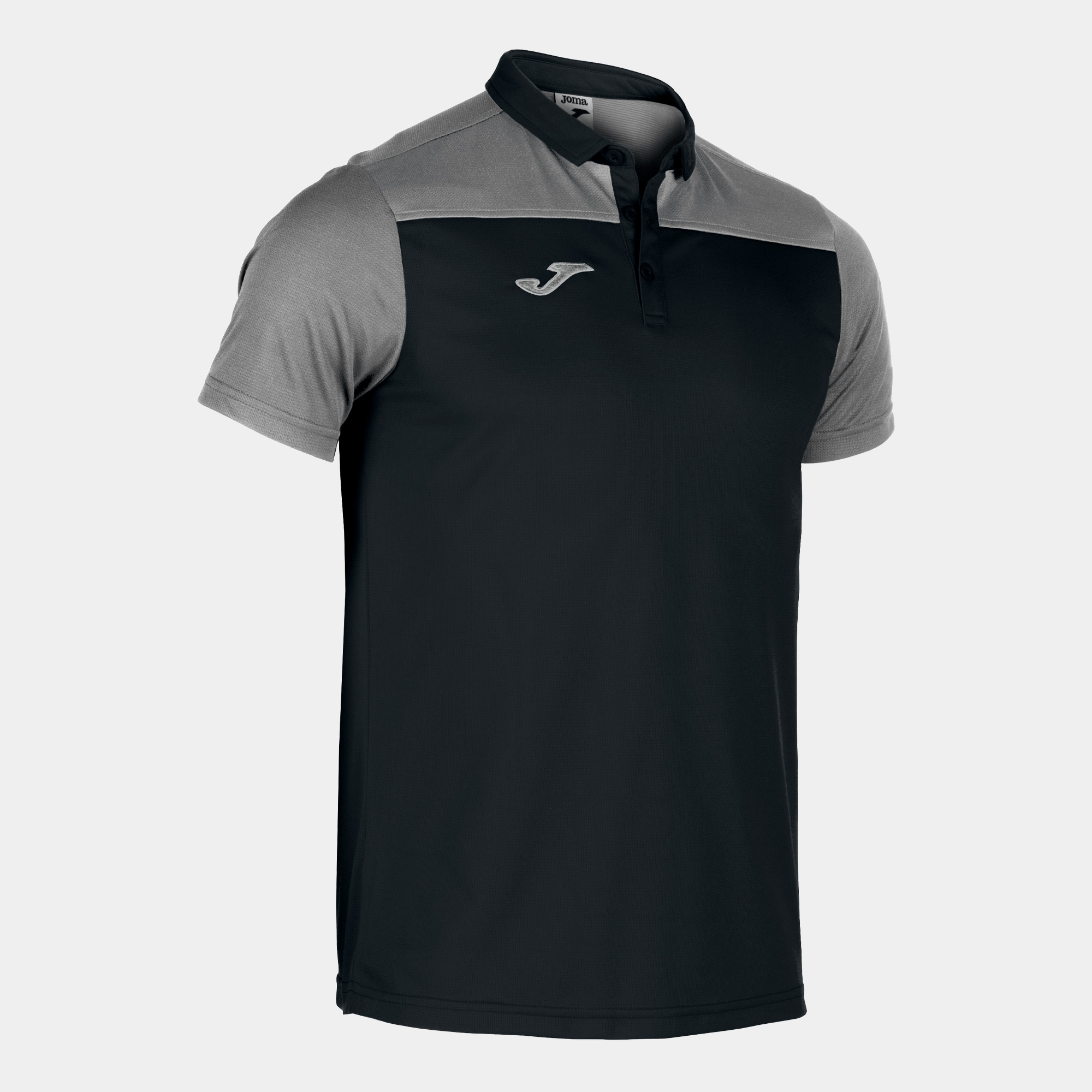 POLO SHIRT HOBBY II BLACK GREY S/S