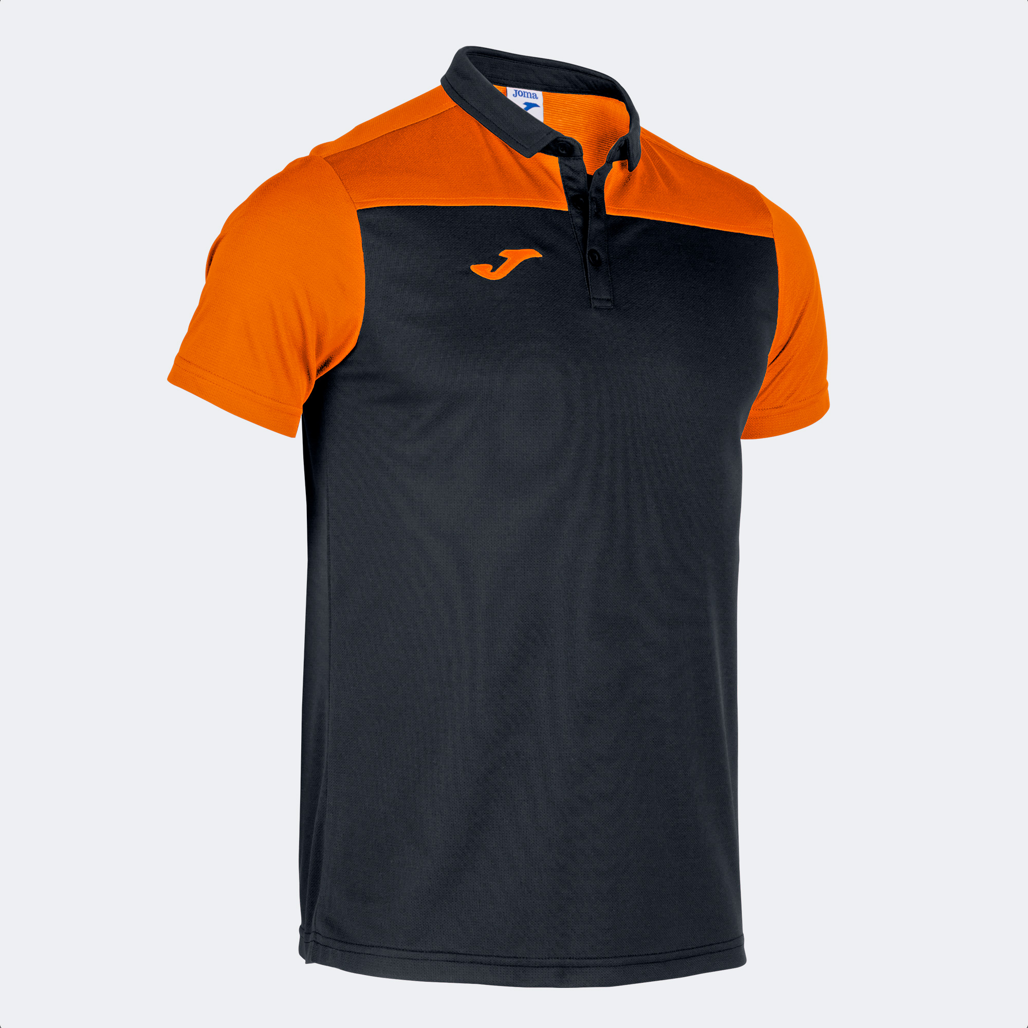 POLO SHIRT HOBBY II BLACK ORANGE