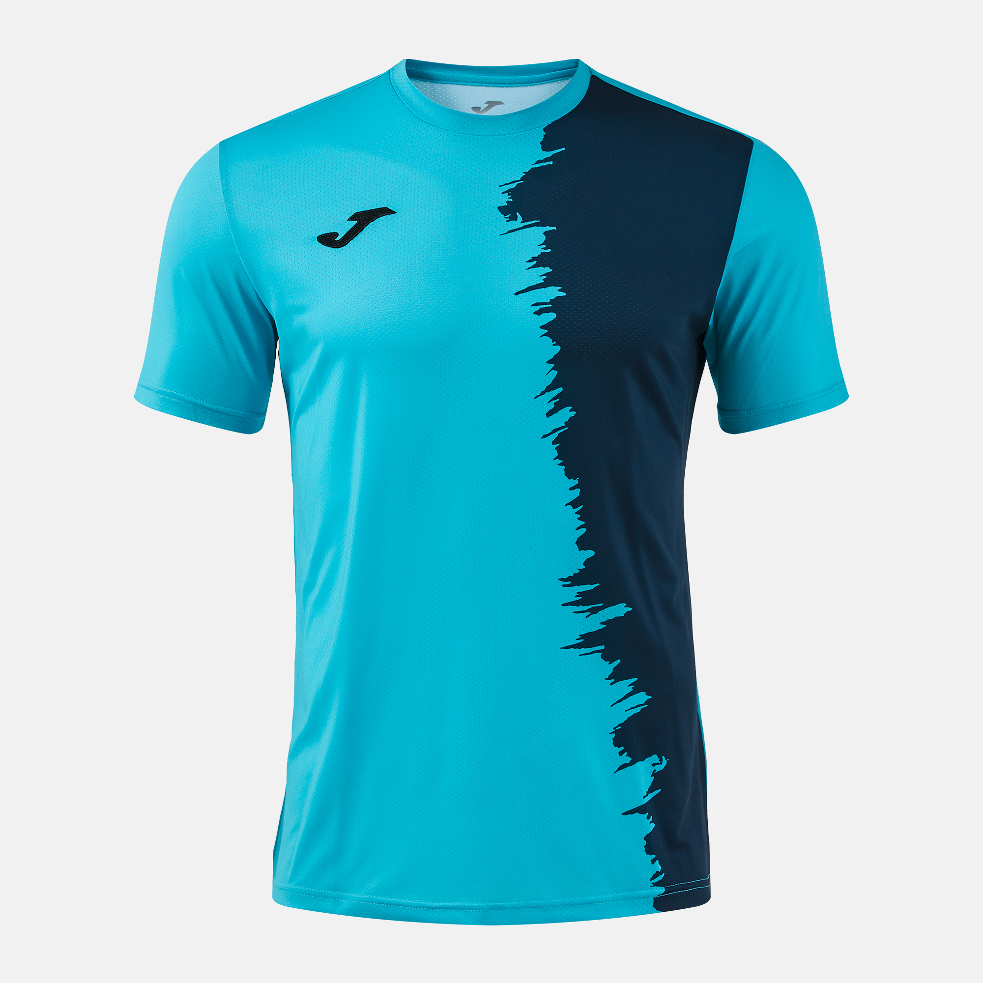 PICASHO SHORT SLEEVE T-SHIRT FLUOR TURQUOISE DARK NAVY