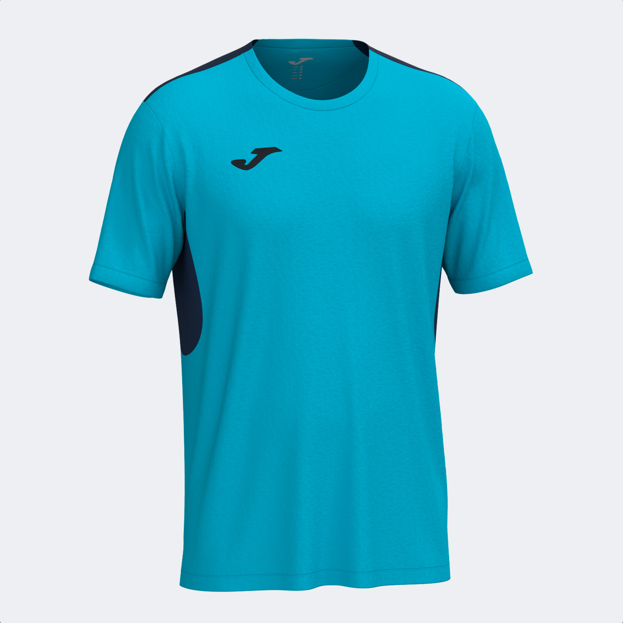 WINNER IV SHORT SLEEVE T-SHIRT FLUOR TURQUOISE DARK NAVY
