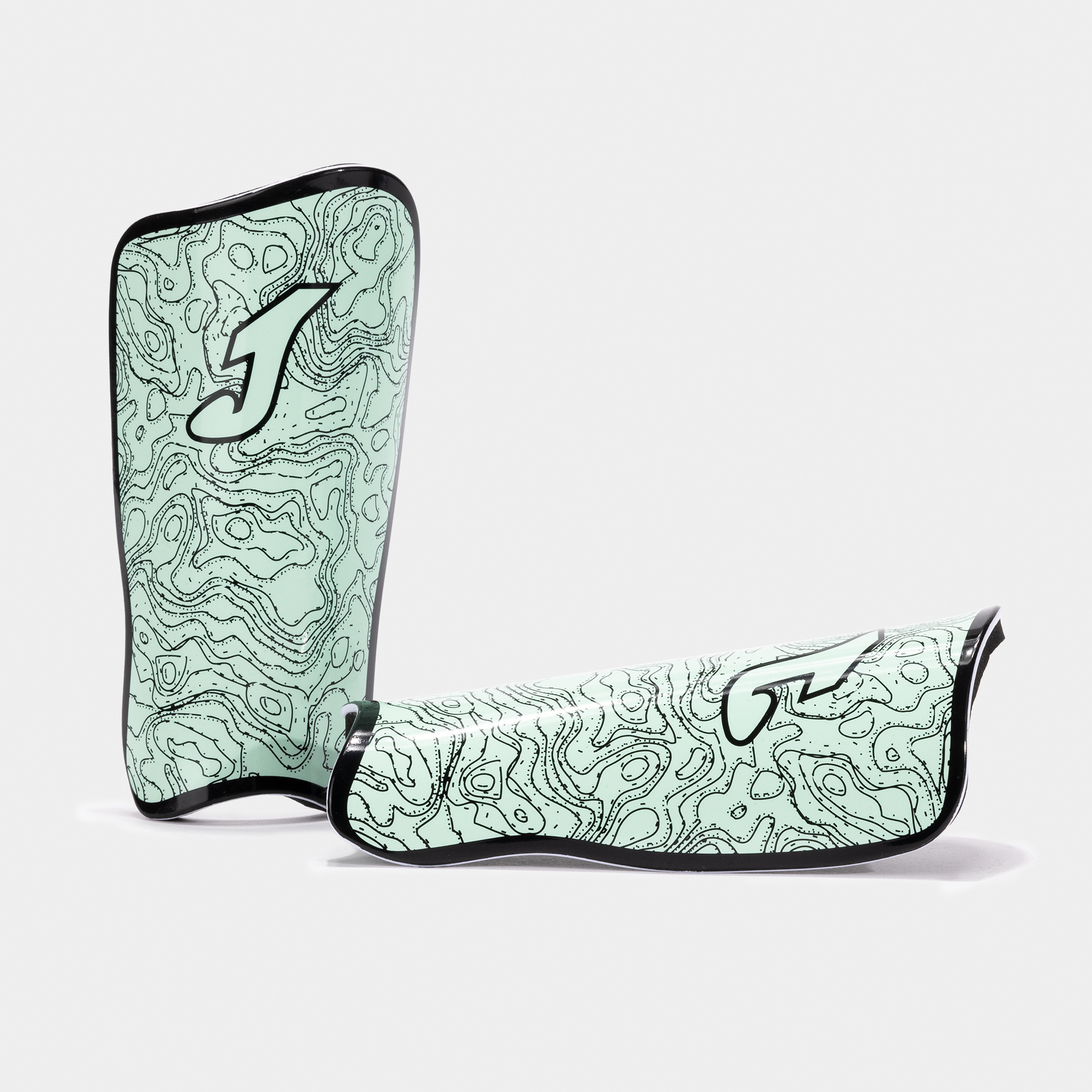 PANTHER SHIN GUARDS TURQUOISE BLACK