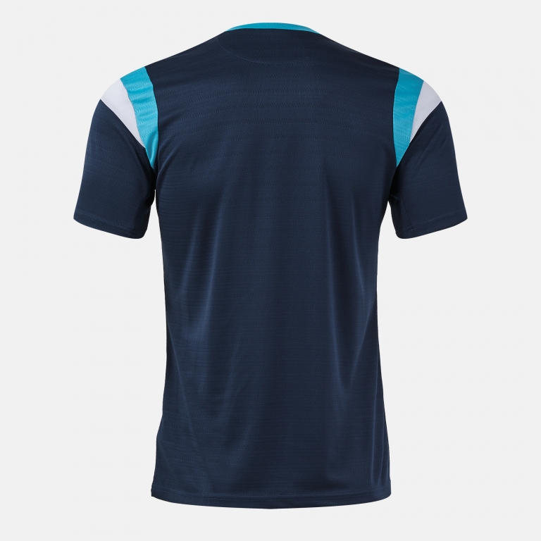 SHORT SLEEVE T-SHIRT TERRA DARK NAVY TURQUOISE FLUORESCENT