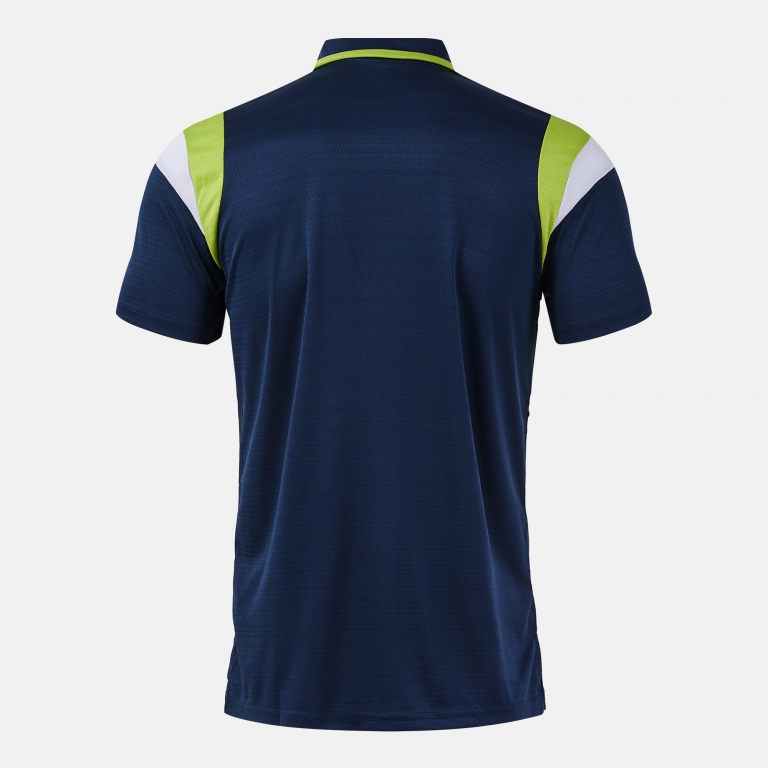 SHORT SLEEVE POLO TERRA DARK NAVY LIME
