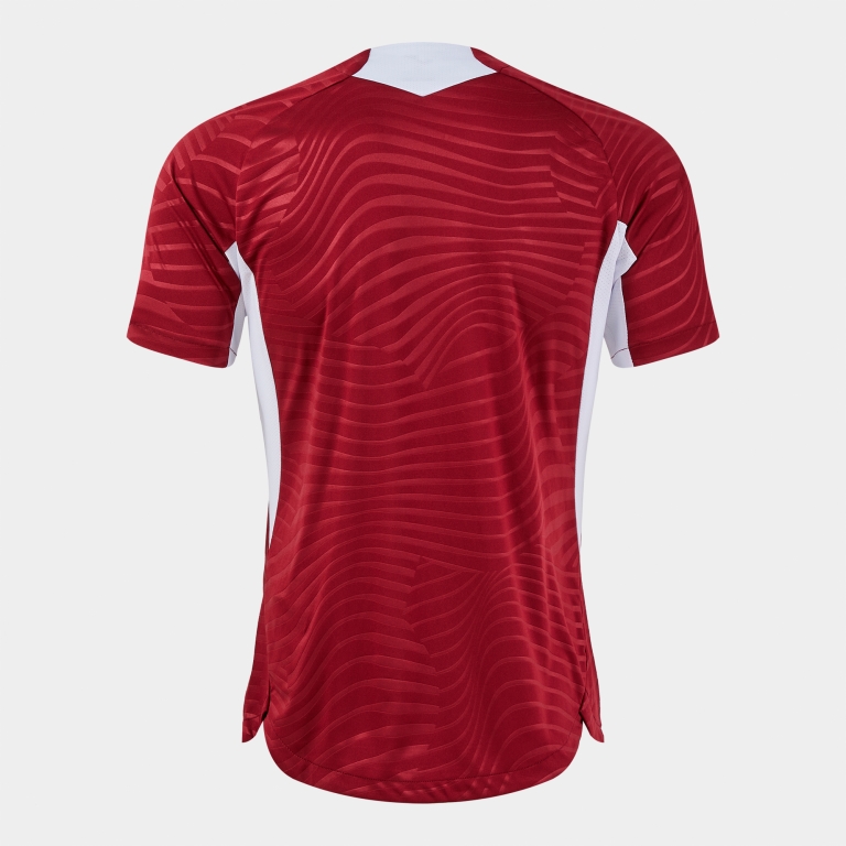 SHORT-SLEEVE T-SHIRT KICK PRO BURGUNDY WHITE