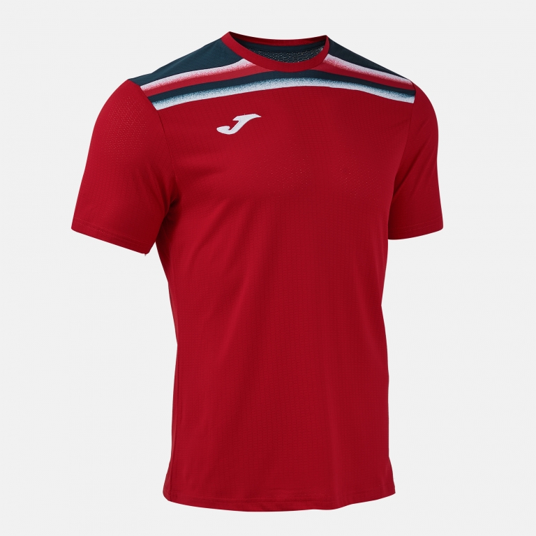 SHORT SLEEVE SHIRT TOLEDO II RED DARK NAVY