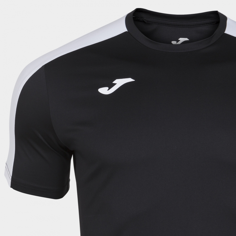 ACADEMY T-SHIRT BLACK-WHITE S/S