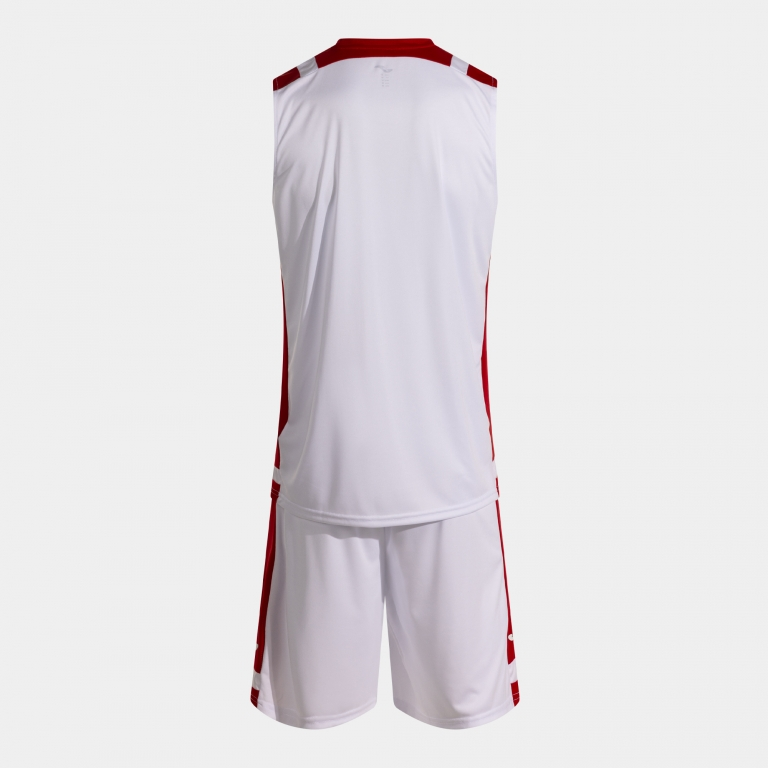 LIDER BASKET SET WHITE RED