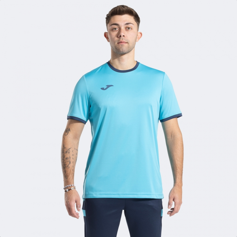 COMBI PREMIUM SHORT SLEEVE T-SHIRT FLUOR TURQUOISE
