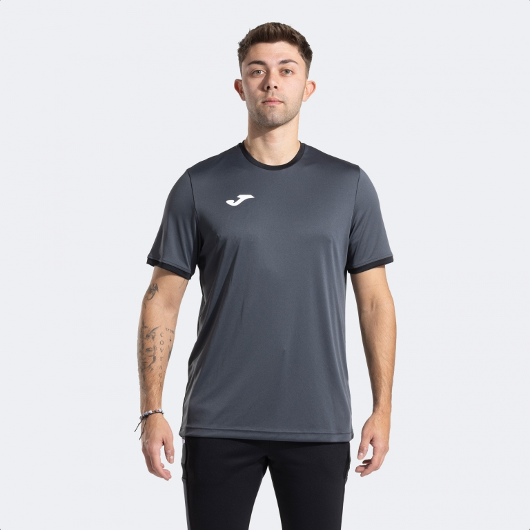 COMBI PREMIUM SHORT SLEEVE T-SHIRT DARK GREY BLACK