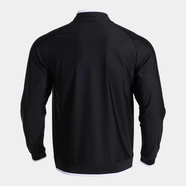 COMBI PREMIUM FULL ZIP SWEATSHIRT BLACK WHITE