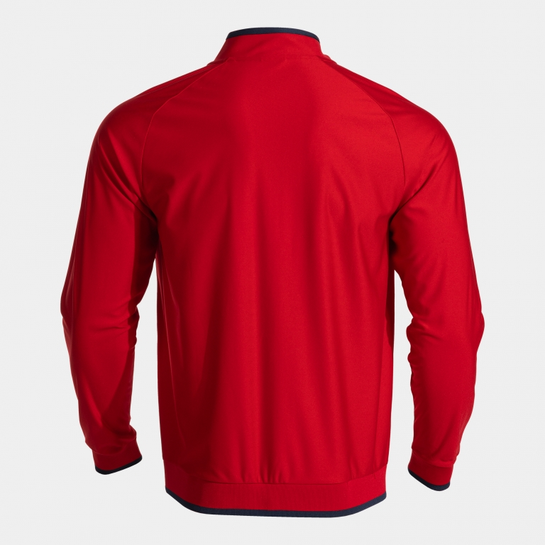 COMBI PREMIUM FULL ZIP SWEATSHIRT RED DARK NAVY