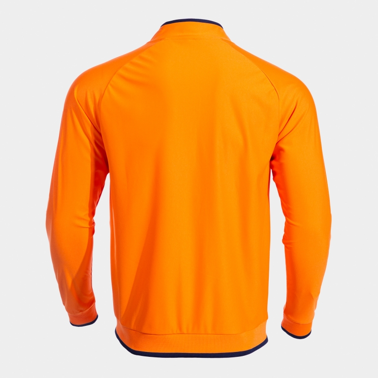 COMBI PREMIUM FULL ZIP SWEATSHIRT ORANGE BLACK