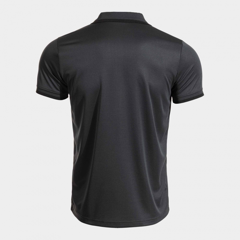 COMBI PREMIUM SHORT SLEEVE POLO DARK GRAY BLACK