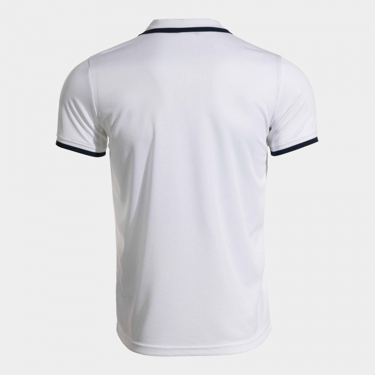 COMBI PREMIUM SHORT SLEEVE POLO WHITE DARK NAVY