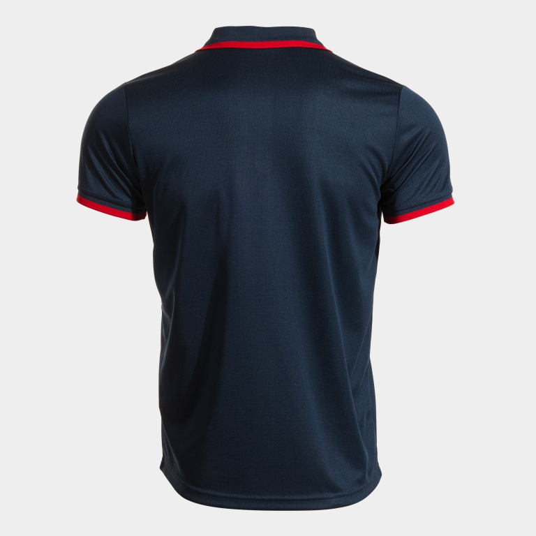 COMBI PREMIUM SHORT SLEEVE POLO NAVY BLUE RED