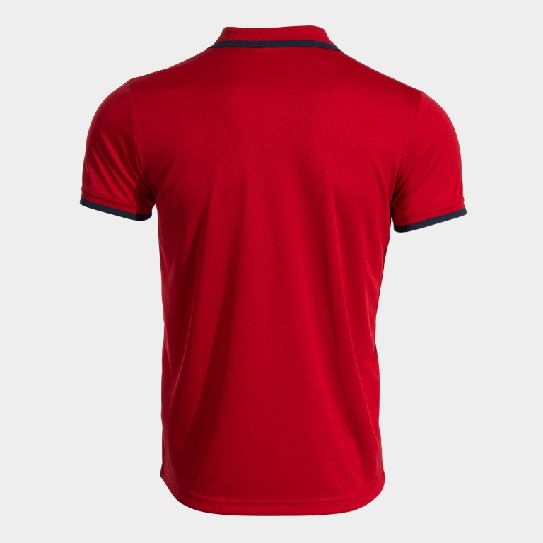 COMBI PREMIUM SHORT SLEEVE POLO RED DARK NAVY