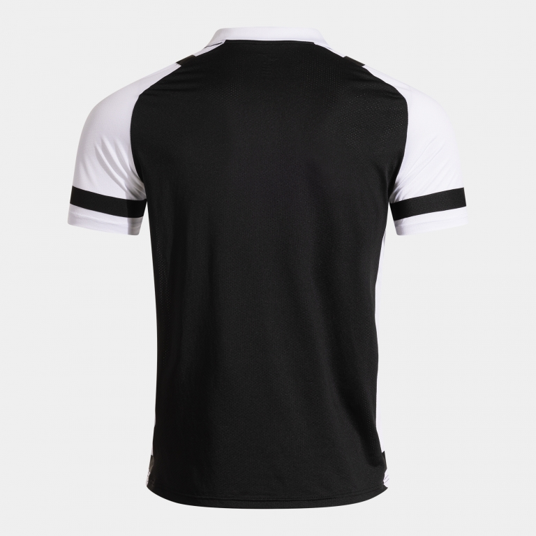 LIDER SHORT SLEEVE POLO BLACK WHITE