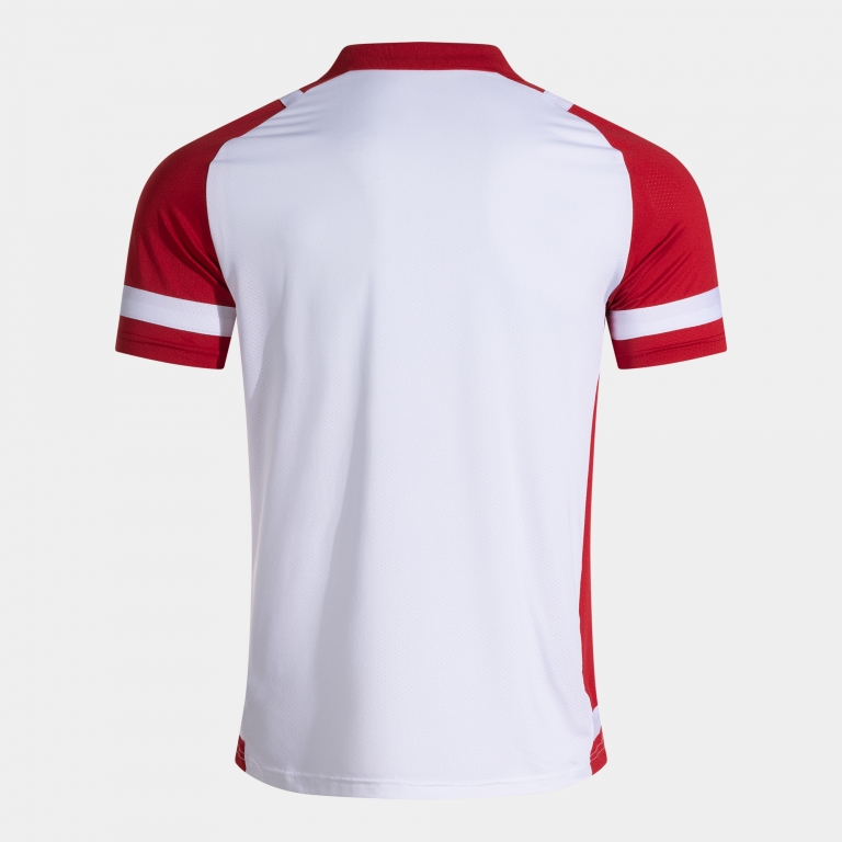 LIDER SHORT SLEEVE POLO WHITE RED