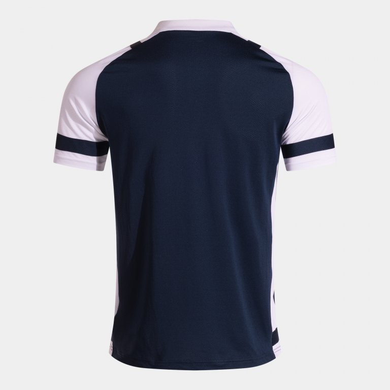 LIDER SHORT SLEEVE POLO NAVY BLUE WHITE