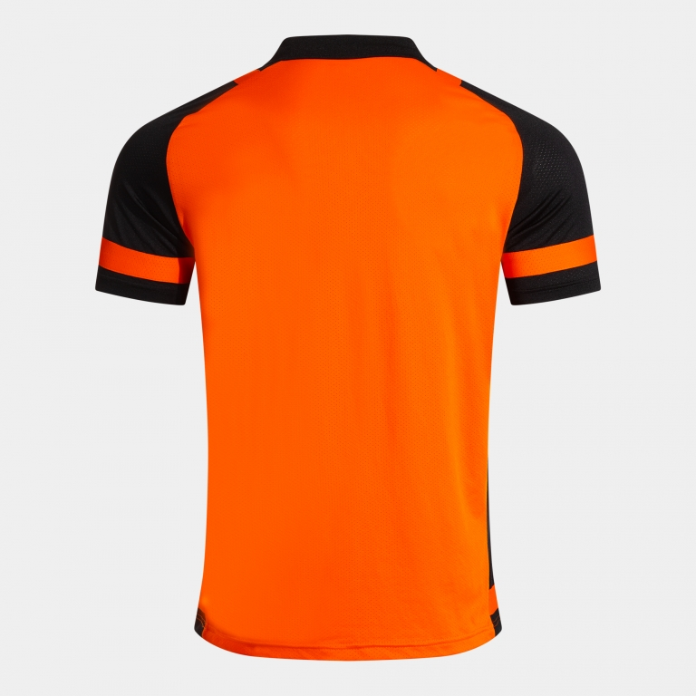 LIDER SHORT SLEEVE POLO ORANGE BLACK