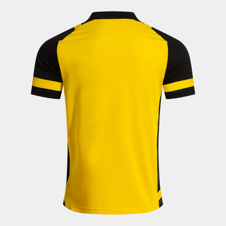 LIDER SHORT SLEEVE POLO YELLOW BLACK