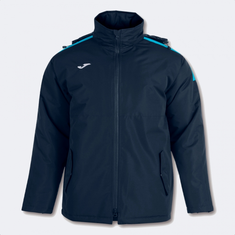 TRIVOR ANORAK NAVY FLUOR TURQUOISE 