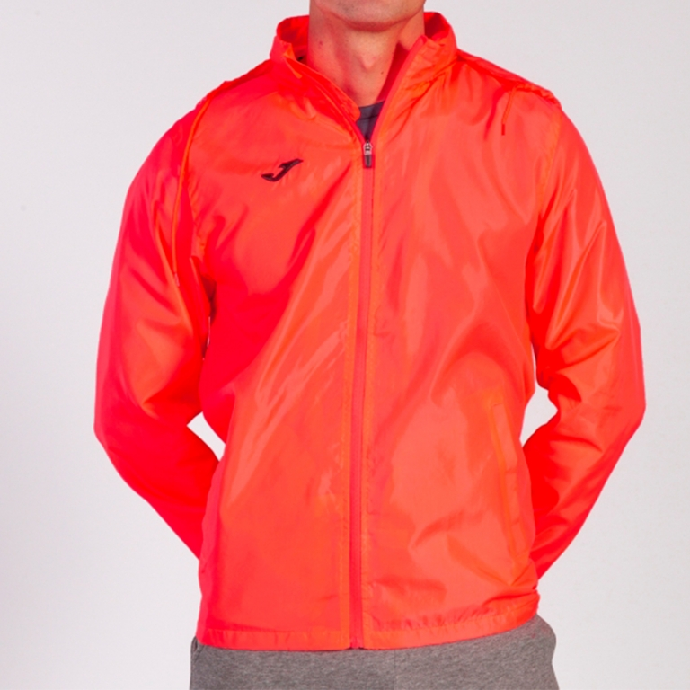 IRIS RAINCOAT DARK ORANGE FLUOR