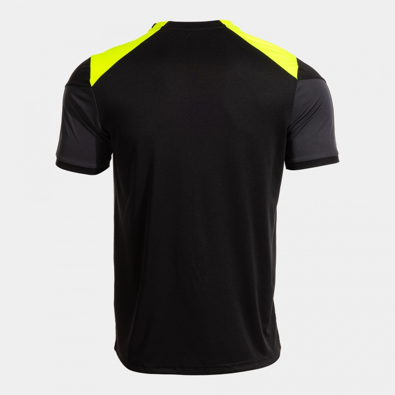 DANUBIO SHORT SLEEVE T-SHIRT BLACK FLUOR YELLOW