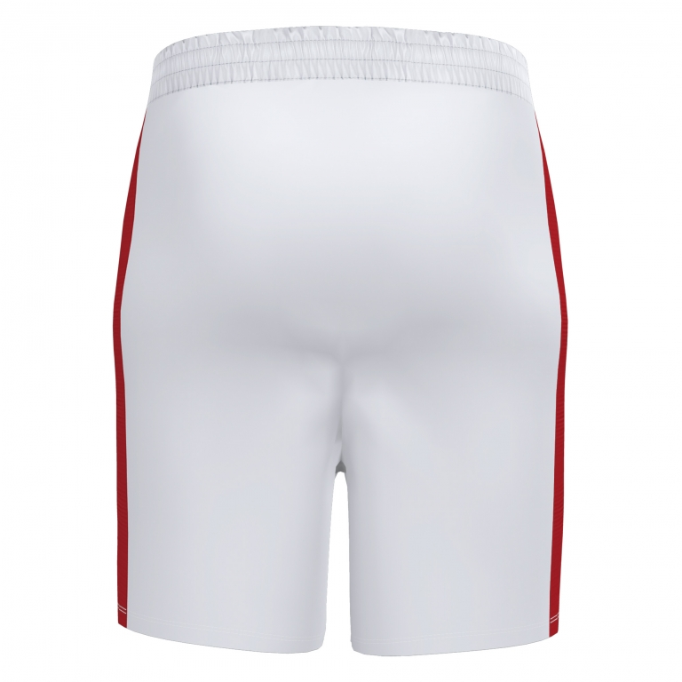 MAXI SHORT WHITE RED
