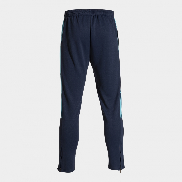 OLIMPIADA LONG PANTS NAVY FLUOR TURQUOISE 