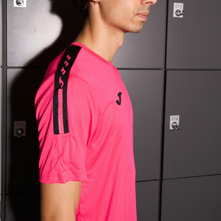 OLIMPIADA SHORT SLEEVE T-SHIRT FUCHSIA BLACK