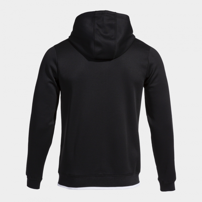 OLIMPIADA ZIP UP HOODIE BLACK